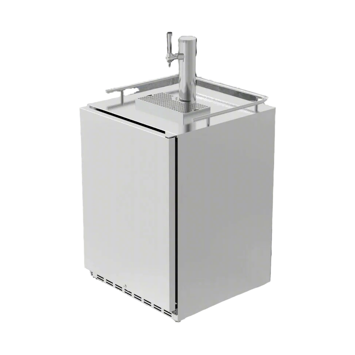 Bull Outdoor Rated Kegerator with Single Tap – transparent product view