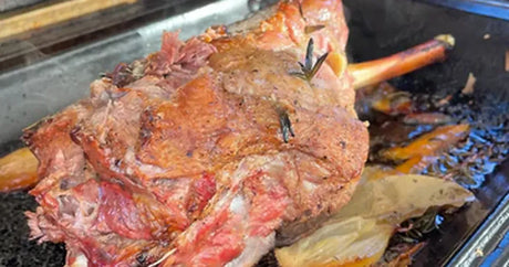 Succulent Slow Roasted Leg of Lamb